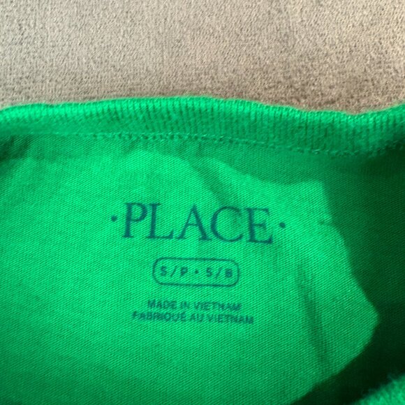 Children's Place Kids IRISH Clover St. Patrick's Day Size 5-6 Shirt (SKU: 111B) - Picture 3 of 4